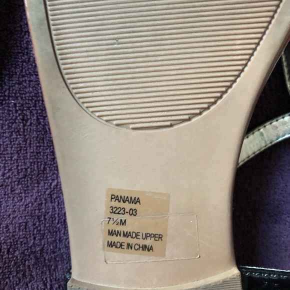 Black patent sandals - Picture 2 of 2